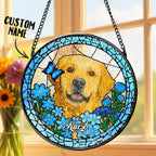 D Love Feels Close Again Personalized Photo Window Memorial Gift for Loss of Dog