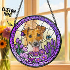 Love Feels Close Again Personalized Photo Window Memorial Gift for Loss of Dog