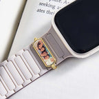 Custom Photo Watch Strap Charm - Personalized Smartwatch Beaded Accessory