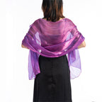 pashmina shawl gift ready keepsake bridesmaid gift for ceremonies receptions and wedding light blue alternate image