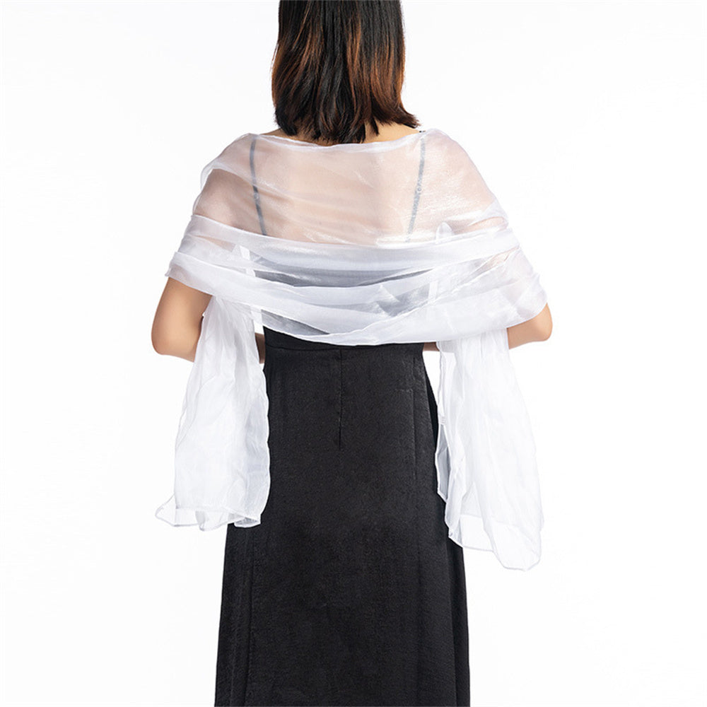 pashmina shawl gift ready keepsake bridesmaid gift for ceremonies receptions and wedding skin color detail image