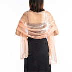pashmina shawl gift ready keepsake bridesmaid gift for ceremonies receptions and wedding dark grey main image