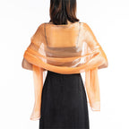 pashmina shawl gift ready keepsake bridesmaid gift for ceremonies receptions and wedding deep green detail image