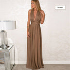 Bridesmaid Dress Infinity Dress Floor Length Convertible Dress Wedding Dress Multiway Dress Rust Dress Evening dress