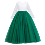 Flower Girl Dress Boho Flower Girl Toddler Junior Bridesmaid Fall Flower Girl Tulle Flower Girl Long Sleeve Flower Girl Dress