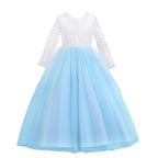 Flower Girl Dress Boho Flower Girl Toddler Junior Bridesmaid Fall Flower Girl Tulle Flower Girl Long Sleeve Flower Girl Dress