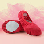Women Girls Ballet Shoes Children Adult Ballet Shoes Canvas Split Sole Ballet Shoes Yoga Dancing Shoes
