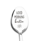 Good Morning Coffee Spoon Stainless Steel Spoon Gift for Nana Papa Mom