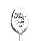 Good Morning Coffee Spoon Stainless Steel Spoon Gift for Nana Papa Mom
