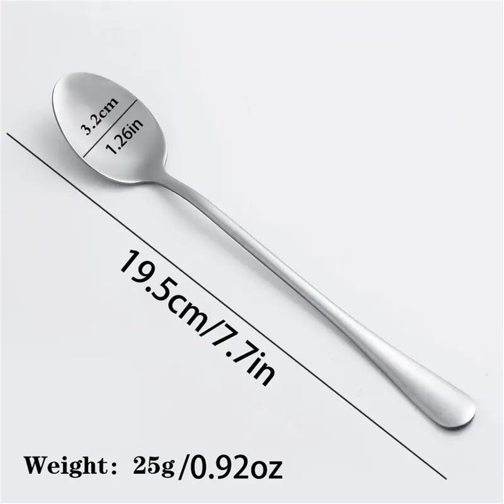 Good Morning Coffee Spoon Stainless Steel Spoon Gift for Nana