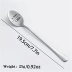 Good Morning Coffee Spoon Stainless Steel Spoon Gift for Nana