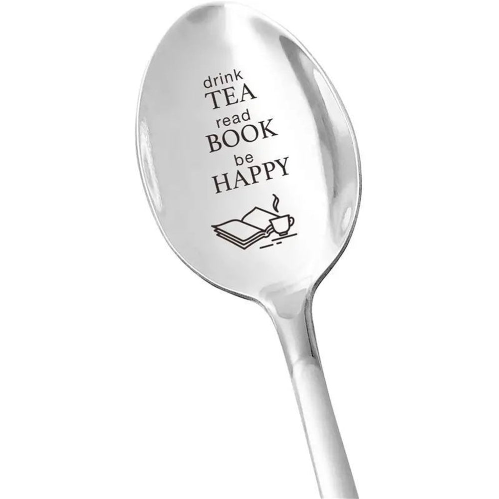 Good Morning Coffee Spoon Stainless Steel Spoon Gift for Nana