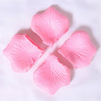 120PCS Fabric Rose Petals Fabric Petals for Weddings Aisles Flower Girls and Romantic Evenings