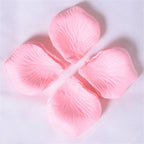 120PCS Fabric Rose Petals Fabric Petals for Weddings Aisles Flower Girls and Romantic Evenings