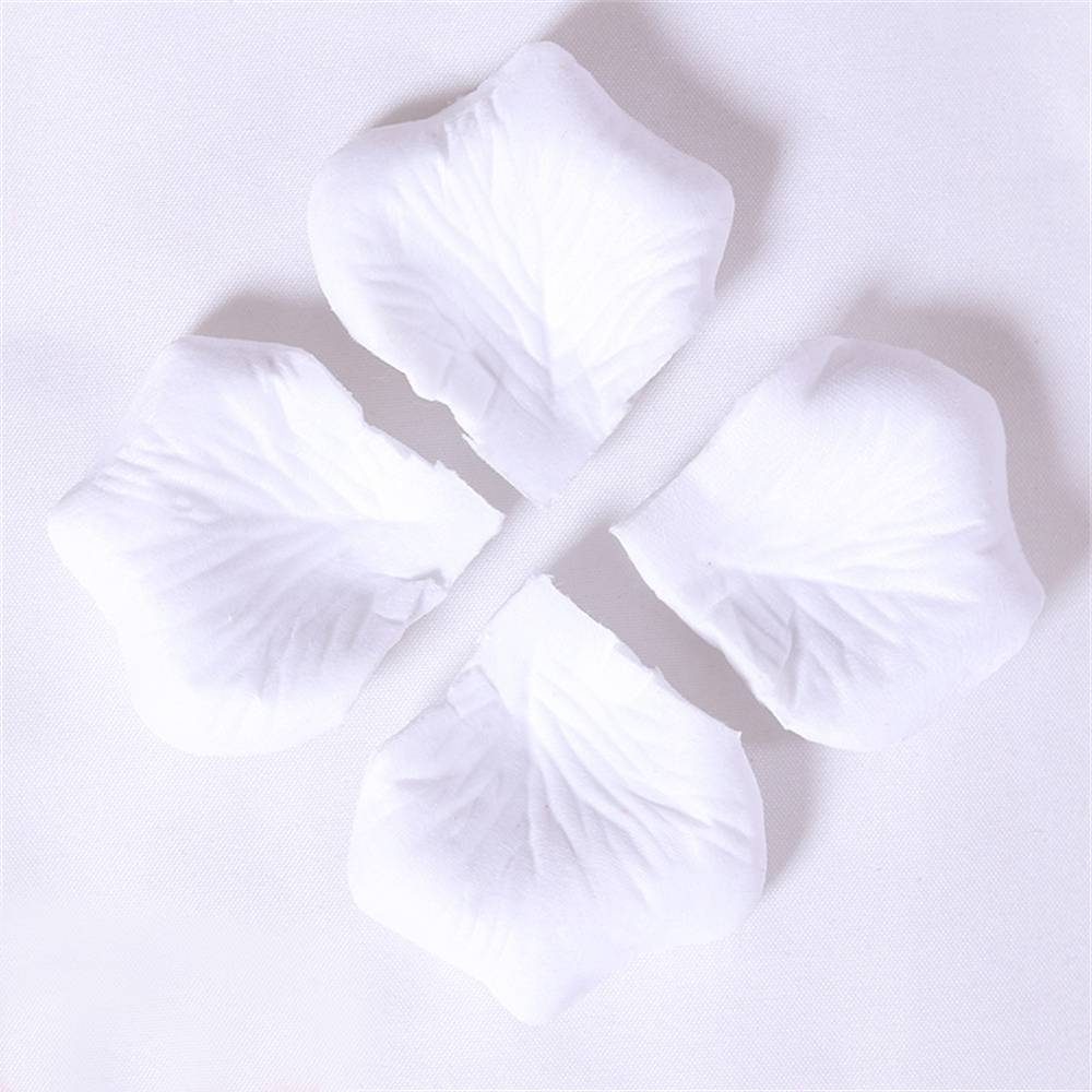 120PCS Fabric Rose Petals Fabric Petals for Weddings Aisles Flower Girls and Romantic Evenings