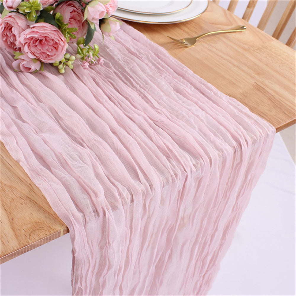 Wedding Gauze Table Runner Rustic Wedding Cheesecloth Runner Cotton Runner for Table Wedding Arch Ideas Bridal Shower Modern
