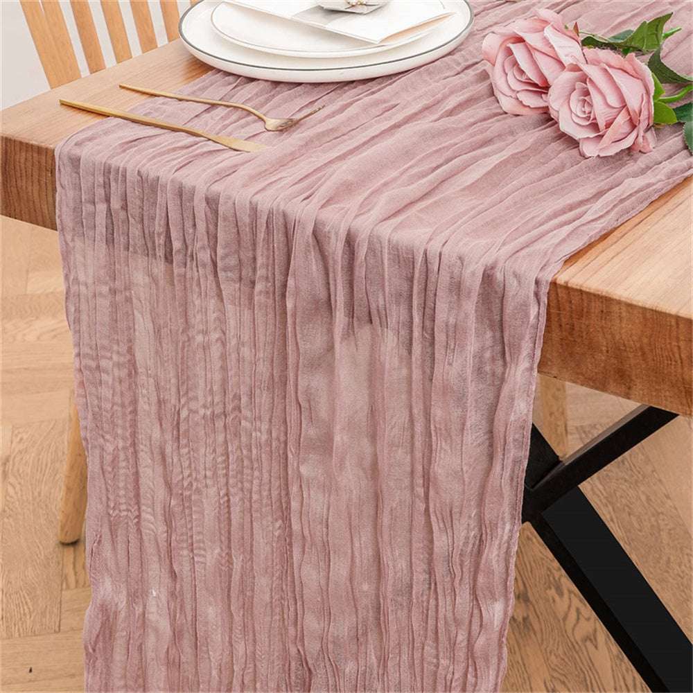Wedding Gauze Table Runner Rustic Wedding Cheesecloth Runner Cotton Runner for Table Wedding Arch Ideas Bridal Shower Modern