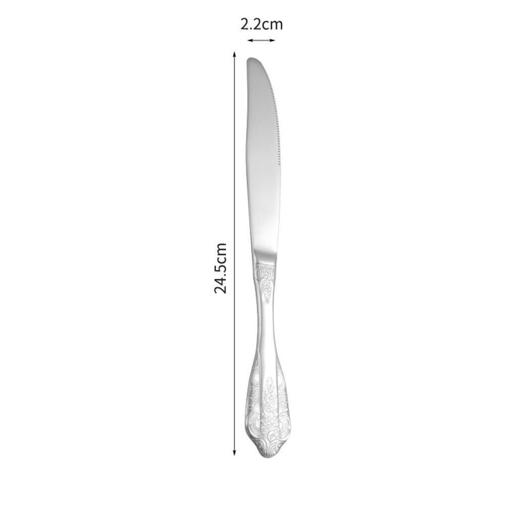 Wedding Stainless Steel Knives and Forks Vintage Cutlery Gift for Wedding