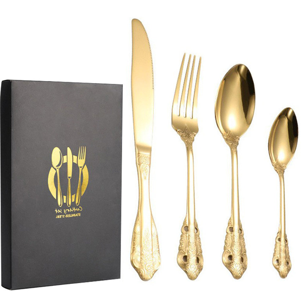 Wedding Stainless Steel Knives and Forks Vintage Cutlery Gift for Wedding