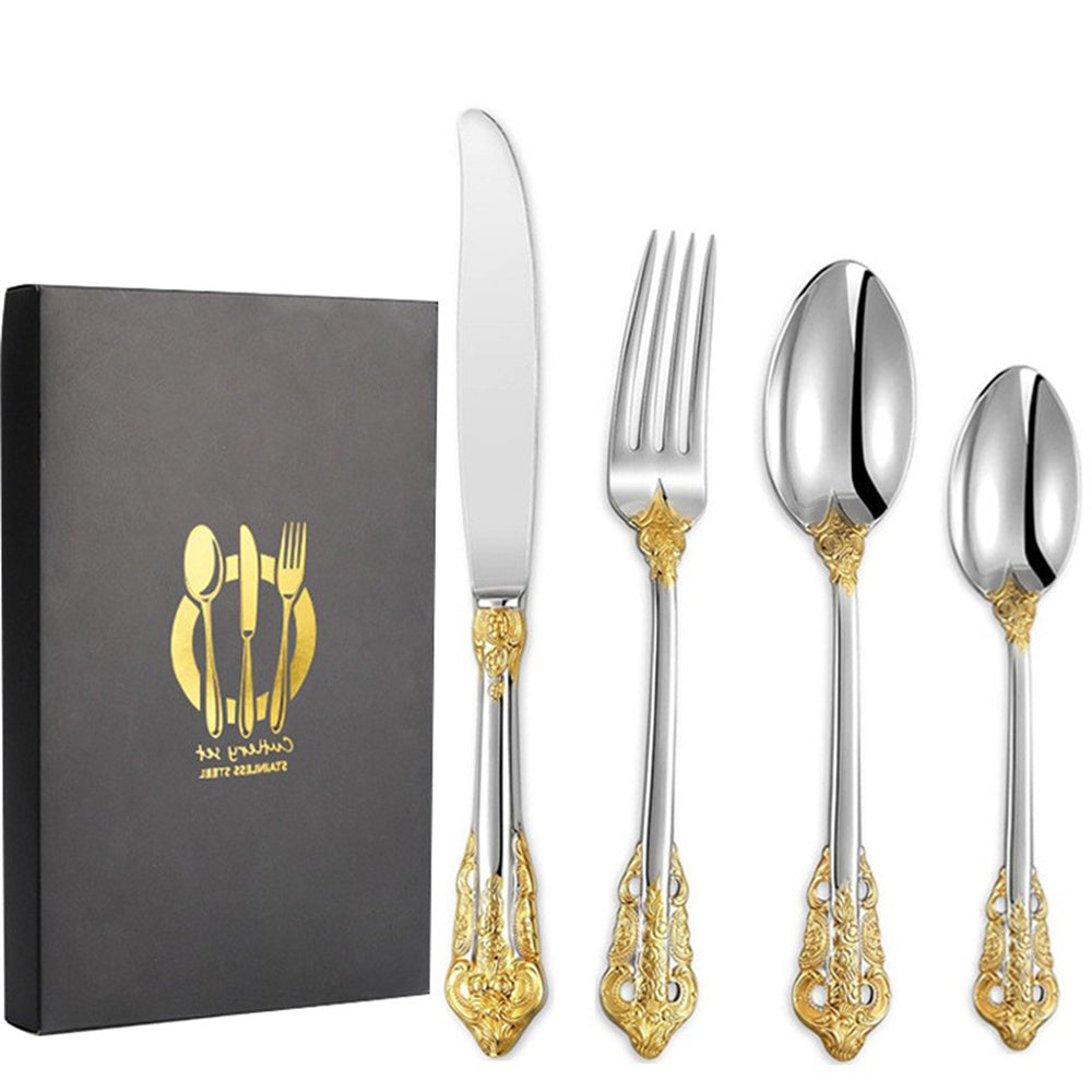 Wedding Stainless Steel Knives and Forks Vintage Cutlery Gift for Wedding