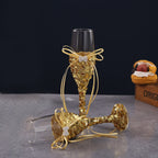 Wedding Wine Glasses Cake Cutting Set Gold Sequin Wine Glasses Champagne Cups