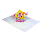 3D Creative Valentine's Day Wedding Pop Up Card Romantic Star Pop Up Greeting Card