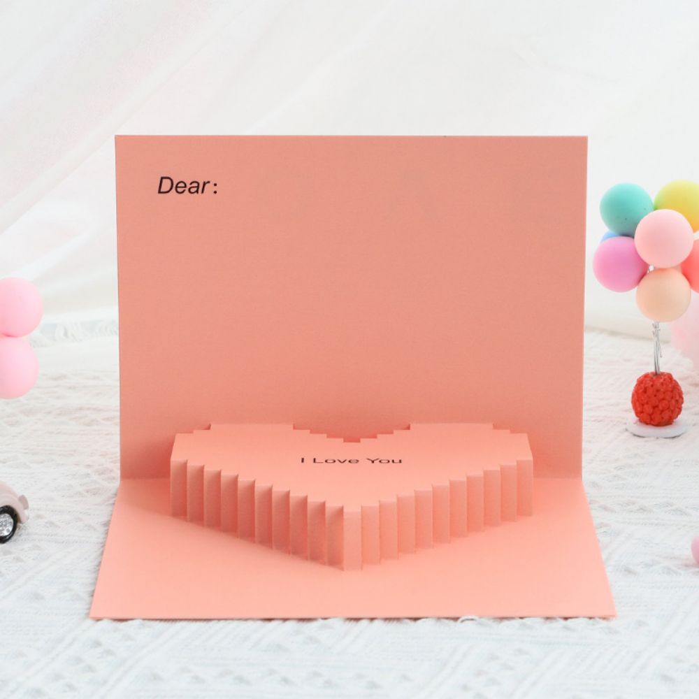 custom 3d creative valentine s day wedding pop up detail view