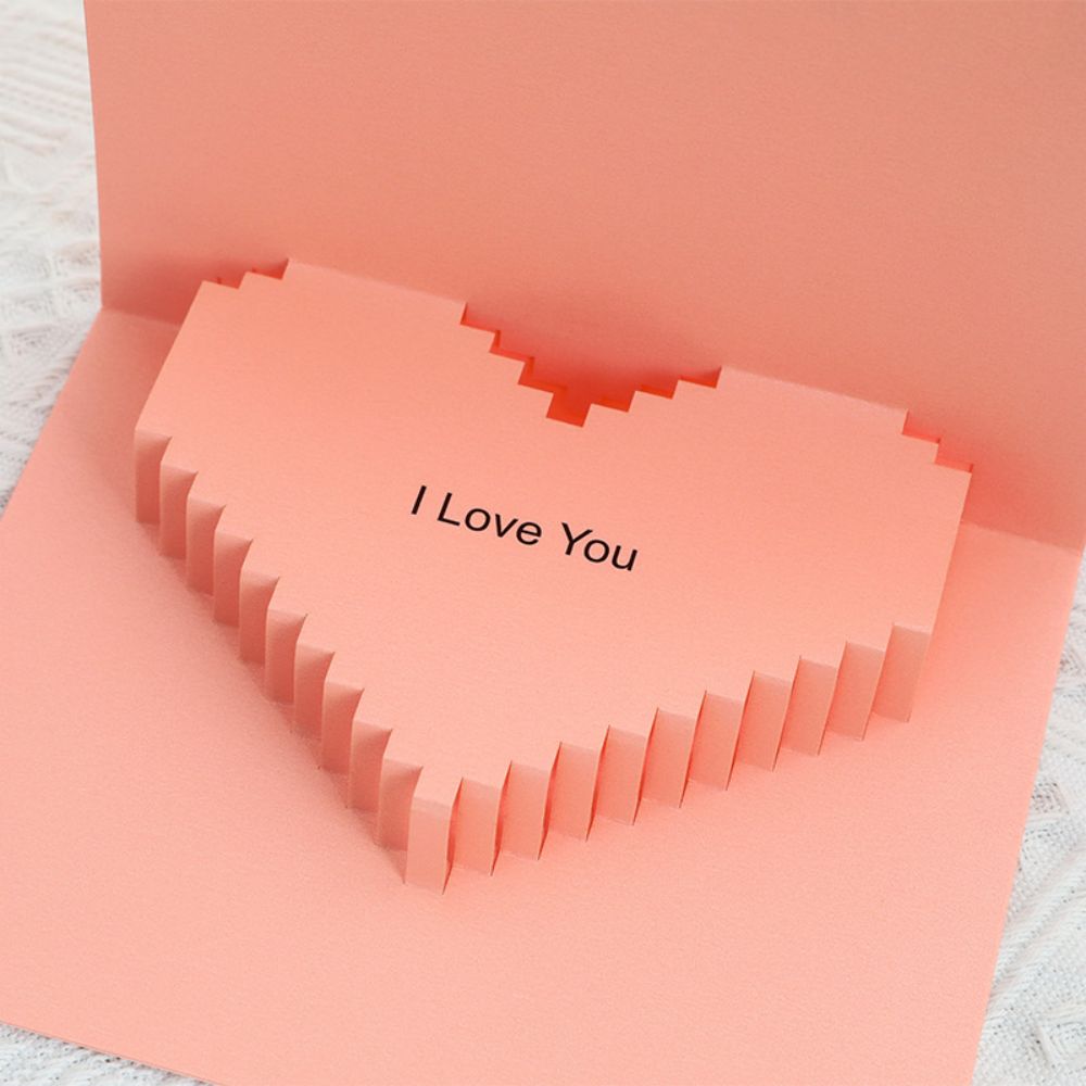 handcrafted 3d creative valentine s day wedding pop up keepsake