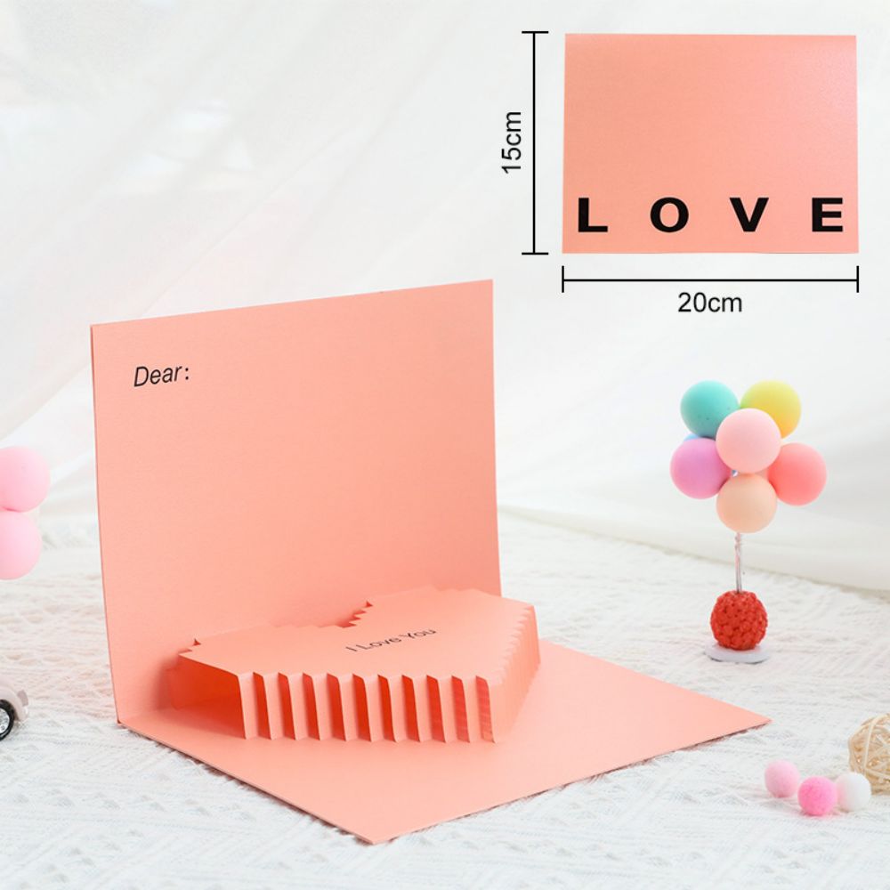 quality 3d creative valentine s day wedding pop up front view