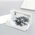 3D Creative Valentine's Day Wedding Pop Up Card Mirror Inverted Image Pop Up Greeting Card