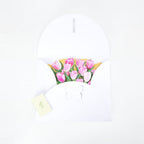 3D Creative Pink Tulip Bouquet Pop Up Greeting Card