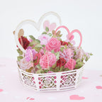 greeting card 3d design gift for daughter front view