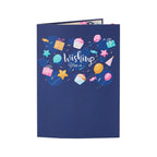 Lights Happy Birthday Pop Up Card Music Birthday Candles 3D Pop Up Greeting Card