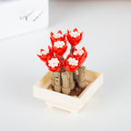 Potted Succulent Building Blocks Succulent Botanical Flower Building Bricks Gifts For Her