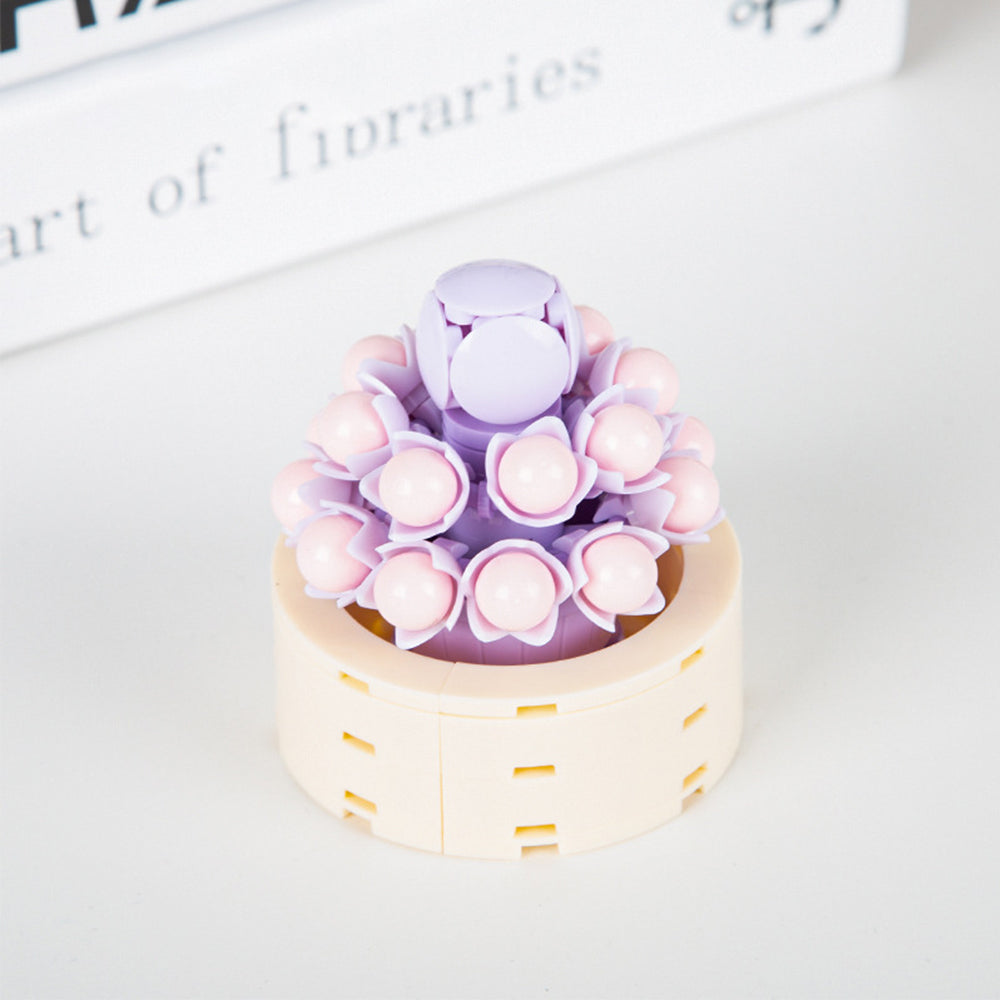 Potted Succulent Building Blocks Succulent Botanical Flower Building Bricks Gifts For Her