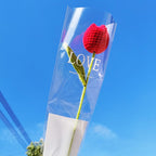 1pc Crochet Flower Handmade Knitted Flower Wedding Gift