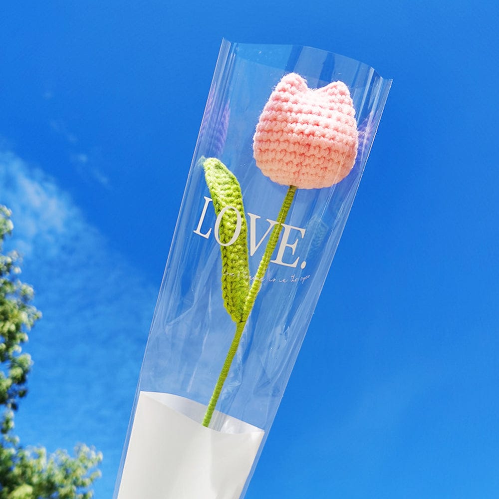 1pc Crochet Flower Handmade Knitted Flower Wedding Gift