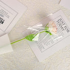 1pc Crochet Flower Handmade Knitted Flower Wedding Gift