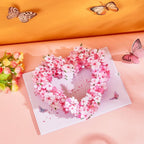Cherry Blossom Tree Heart Pop Up Card Flower 3D Pop Up Greeting Card