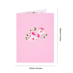 Cherry Blossom Tree Heart Pop Up Card Flower 3D Pop Up Greeting Card