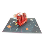 Father's Day 3D Pop Up Card Best Dad Ever Greeting Card for Dad