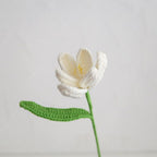 1pc Handmade Knitted Flower Blooming Tulip Crochet Flower Gift for Her