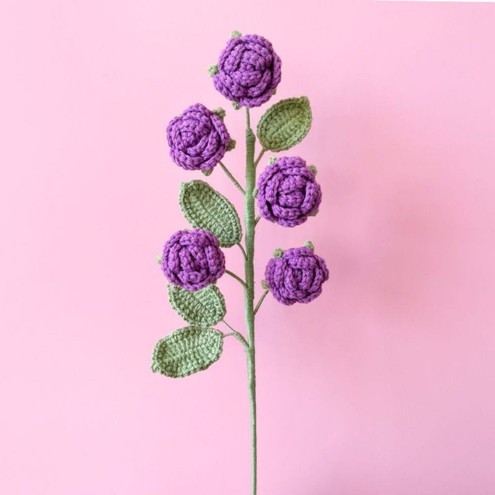 1pc Handmade Knitted Flower Crochet Flower Gift for Her Wedding Gift