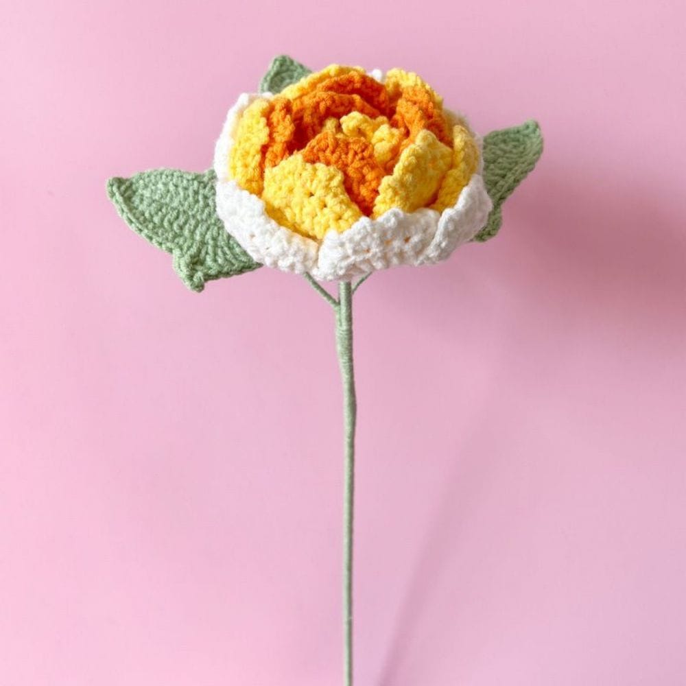 1pc Handmade Knitted Flower Crochet Flower Gift for Her Wedding Gift