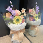 Pipe Cleaner Flowers Bouquet Handmade Twist Stick Bouquet Gift for Her Wedding Gift