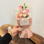 Pipe Cleaner Flowers Bouquet Handmade Twist Stick Bouquet Gift for Her Wedding Gift