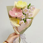 Pipe Cleaner Flowers Bouquet Handmade Twist Stick Bouquet Gift for Her Wedding Gift