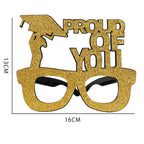 12 Pcs Funny Graduation Glasses Graduation Party Photo Booth Props Decoration Supplies