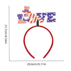 12 Pcs Independence Day Headband Party Accessories Favors Decorations for 4th of July