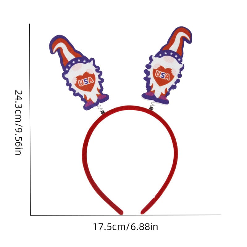 12 Pcs Independence Day Headband Party Accessories Favors Decorations for 4th of July
